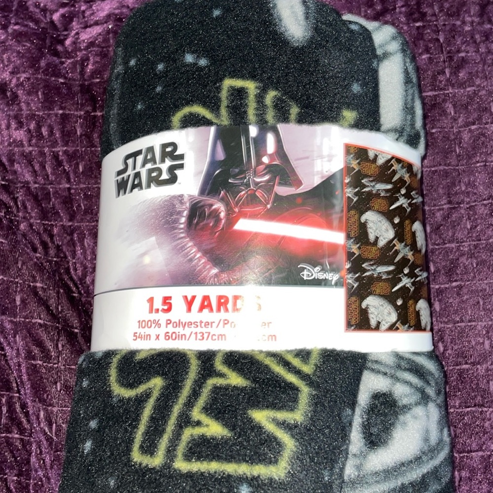 STAR WARS NEW collectable  Blanket 54 “ x 60” NWT